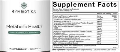 Cymbiotika Metabolic Health source label used in the packaging illustration