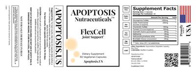 APOPTOSIS Nutraceuticals FlexCell source label used in the packaging illustration