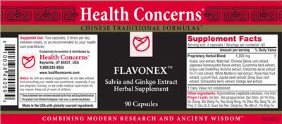 Health Concerns Flavonex product packaging