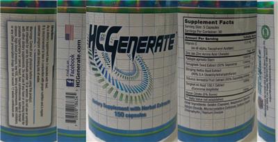 Need To Build Muscle HCGenerate source label used in the packaging illustration