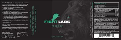 Fight Labs Freedom source label used in the packaging illustration