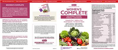 ProCaps Women's Complete product packaging