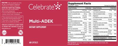 Celebrate Mutli-ADEK source label used in the packaging illustration