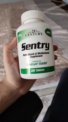 21st Century Sentry Adults source label used in the packaging illustration