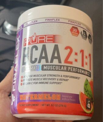 FINAFLEX BCAA 2:1:Watermelon source label used in the packaging illustration