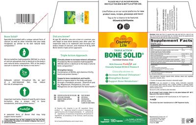 Country Life Bone Solid source label used in the packaging illustration