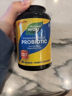 Nature's Way Primadophilus Probiotic 5 Billion CFU product packaging
