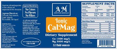 AM Angstrom Minerals Ionic CalMag source label used in the packaging illustration