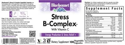 Bluebonnet Stress B-Complex product packaging