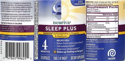 Neuriva Sleep Plus product packaging