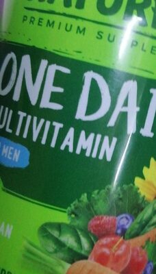 NATURELO One Daily Multivitamin for Men source label used in the packaging illustration