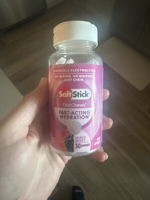 SaltStick SaltStick Electrolyte Fastchews Mixed Berry product packaging
