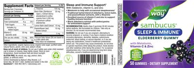 Nature's Way Sambucus Sleep & Immune product packaging