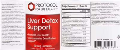 Protocol For Life Balance Liver Detox Support product packaging