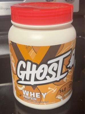 GHOST Whey Protein Apple Cider Doughnut source label used in the packaging illustration