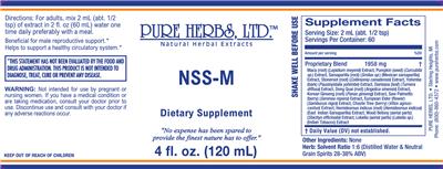 Pure Herbs NSS-M product packaging