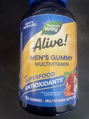 Nature's Way Alive! Men's Gummy Multivitamin product packaging