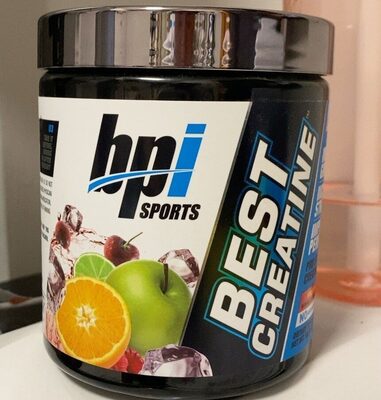 BPI Sports Best Creatine Fruit Punch source label used in the packaging illustration