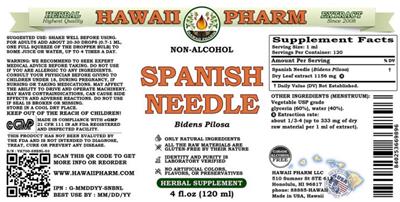 Hawaii Pharm Spanish Needle Non-Alcohol product packaging