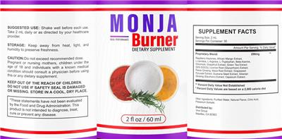 Vive Group Ideal Performance Monja Burner product packaging