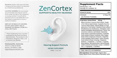ZenCortex ZenCortex source label used in the packaging illustration