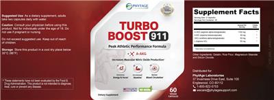PhytAge Labs Turbo Boost 911 source label used in the packaging illustration