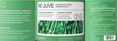 Synchro Rejuve source label used in the packaging illustration