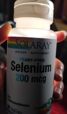 Solaray Selenium 200 mcg product packaging