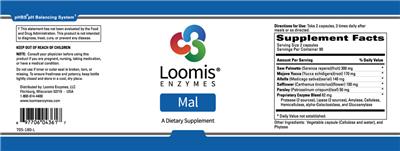 Loomis Enzymes Mal product packaging