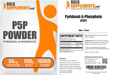 BulkSupplements.com P5P Powder 50 mg product packaging