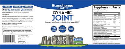 Stonehenge Health Dynamic Joint source label used in the packaging illustration