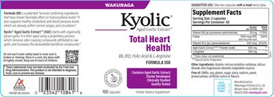 Kyolic Kyolic Formula 108 product packaging