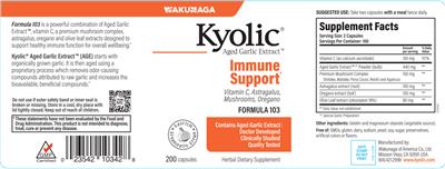 Kyolic Kyolic Formula 103 product packaging