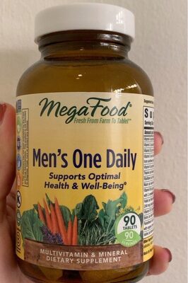 MegaFood Men's One Daily Multivitamin product packaging