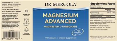 Dr. Mercola Magnesium Advanced product packaging