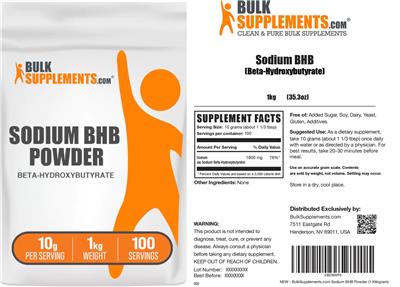 BulkSupplements.com Sodium BHB product packaging