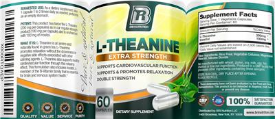 BRI Nutrition L-Theanine Extra Strength product packaging