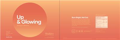 Shaklee Multi-Taskers Up & Glowing Vanilla Latte source label used in the packaging illustration