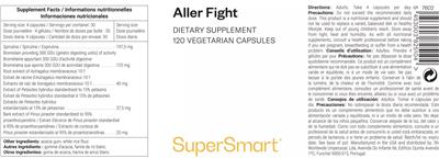 SuperSmart Aller Fight source label used in the packaging illustration