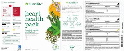 Nutrilite Heart Health CoQ10 source label used in the packaging illustration