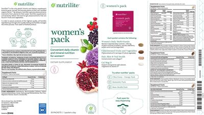 Nutrilite Hair Skin & Nail Health source label used in the packaging illustration