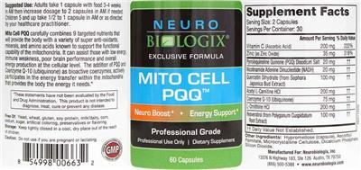 Neurobiologix Mito Cell PQQ product packaging