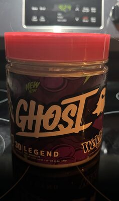 GHOST Legend Welch's Grape source label used in the packaging illustration