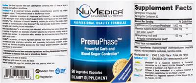 NuMedica PrenuPhase product packaging