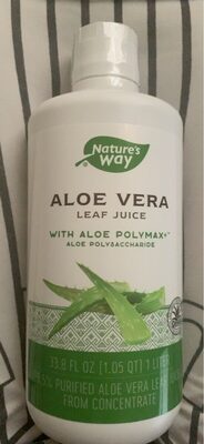 Nature's Way Aloe Vera Leaf Juice Unflavored product packaging