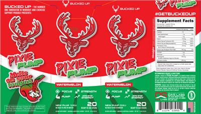 Bucked Up Pixie Pump Watermelon product packaging