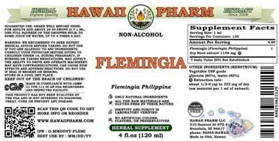 Hawaii Pharm Flemingia Non-Alcohol product packaging