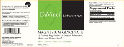 DaVinci Laboratories Magnesium Glycinate product packaging