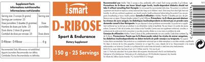 SuperSmart D-Ribose product packaging