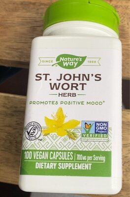Nature's Way St. John's Wort Herb 700 mg product packaging